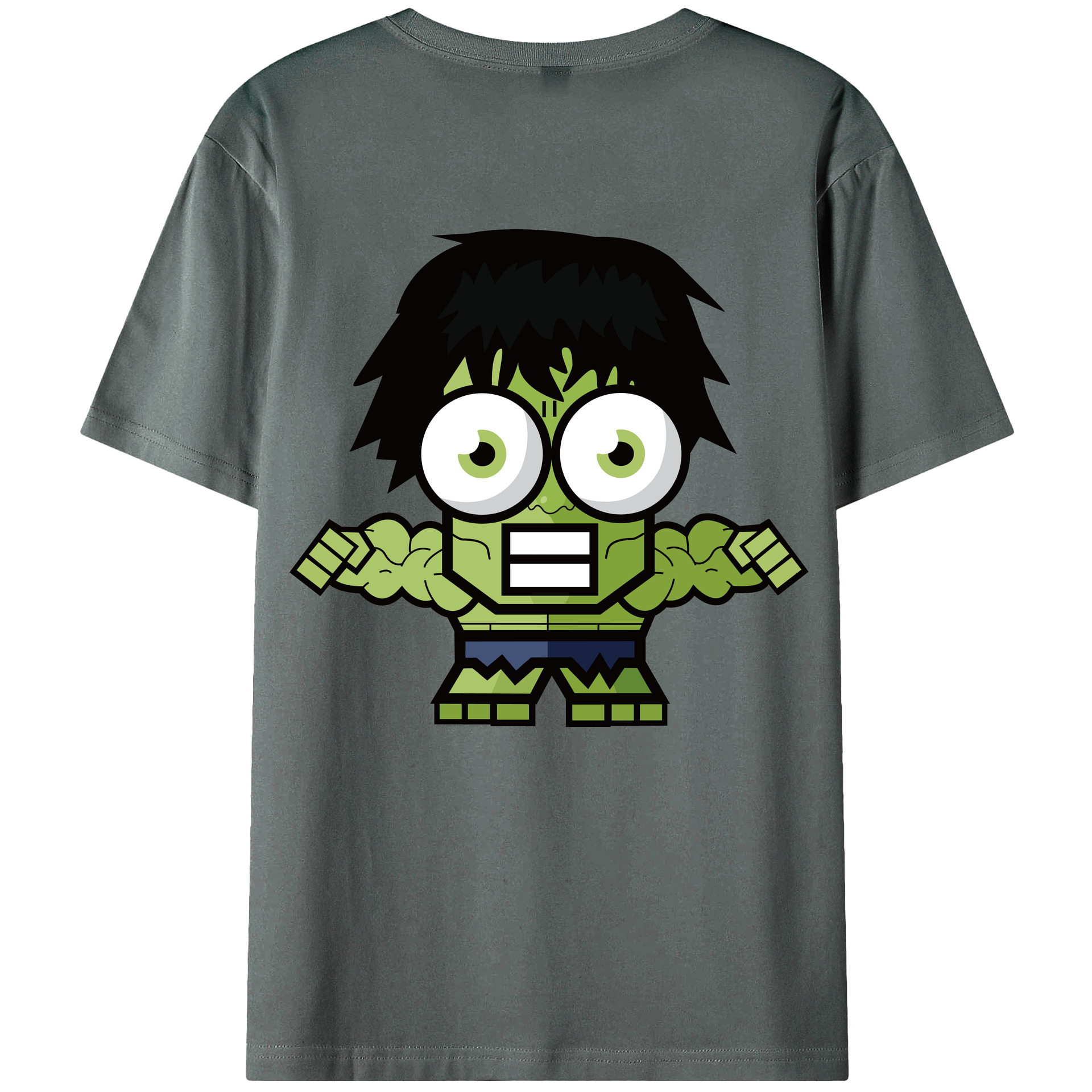 （画像用） アベンジャーズ The Avengers 綿100％ メンズ半袖Tシャツ（バックプリント） 通気性